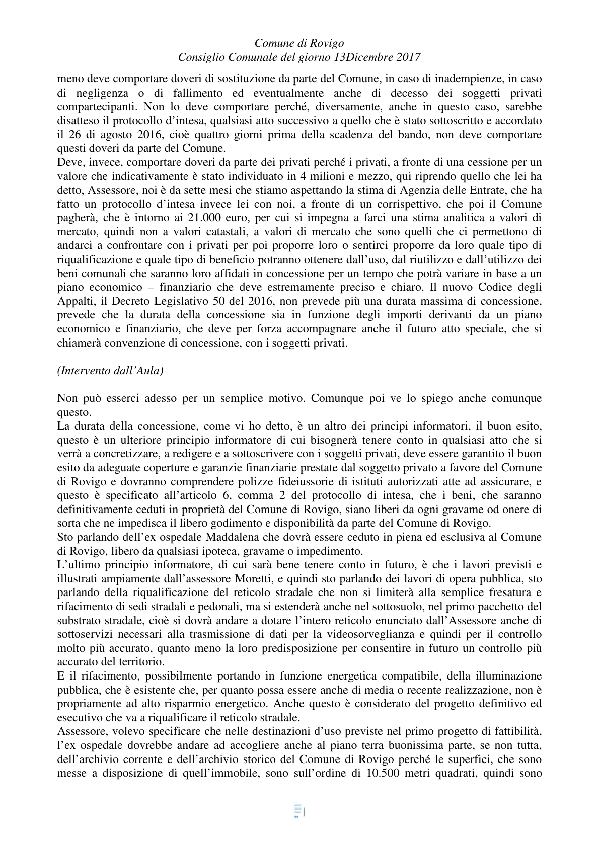 Pagina 25 del verbale
