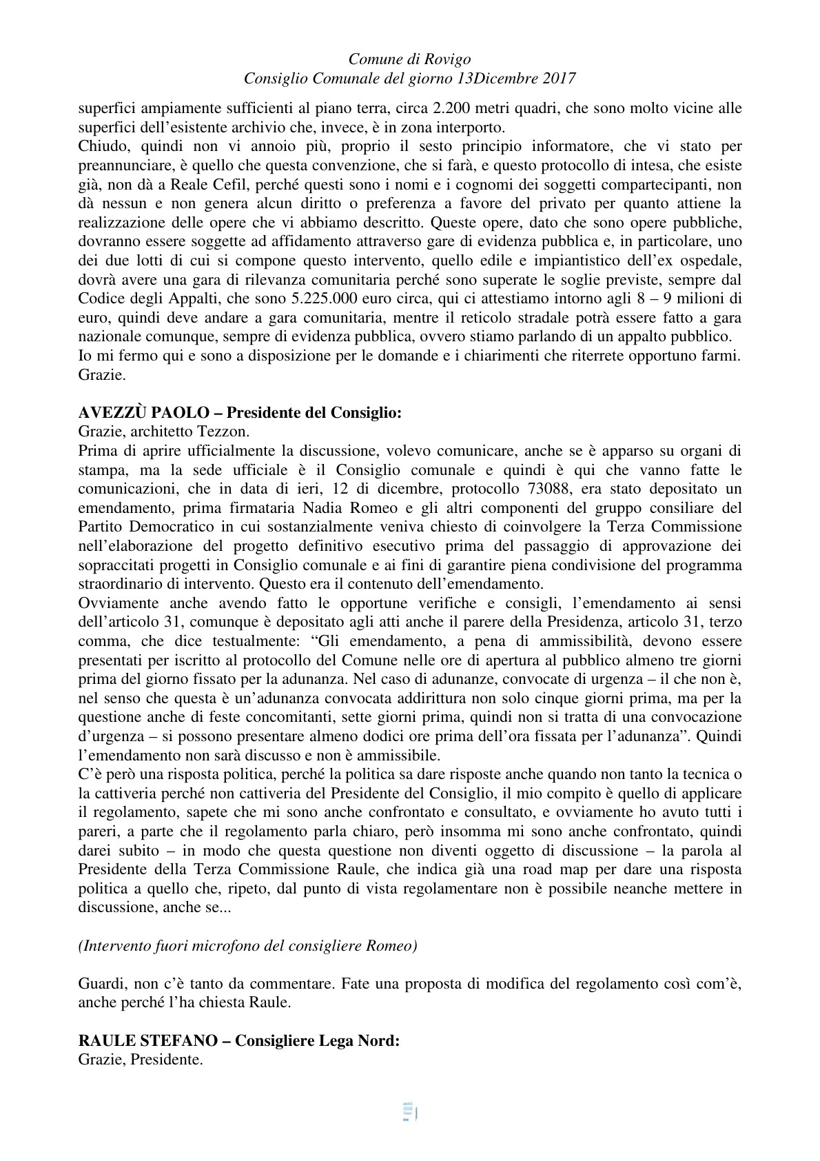 Pagina 26 del verbale
