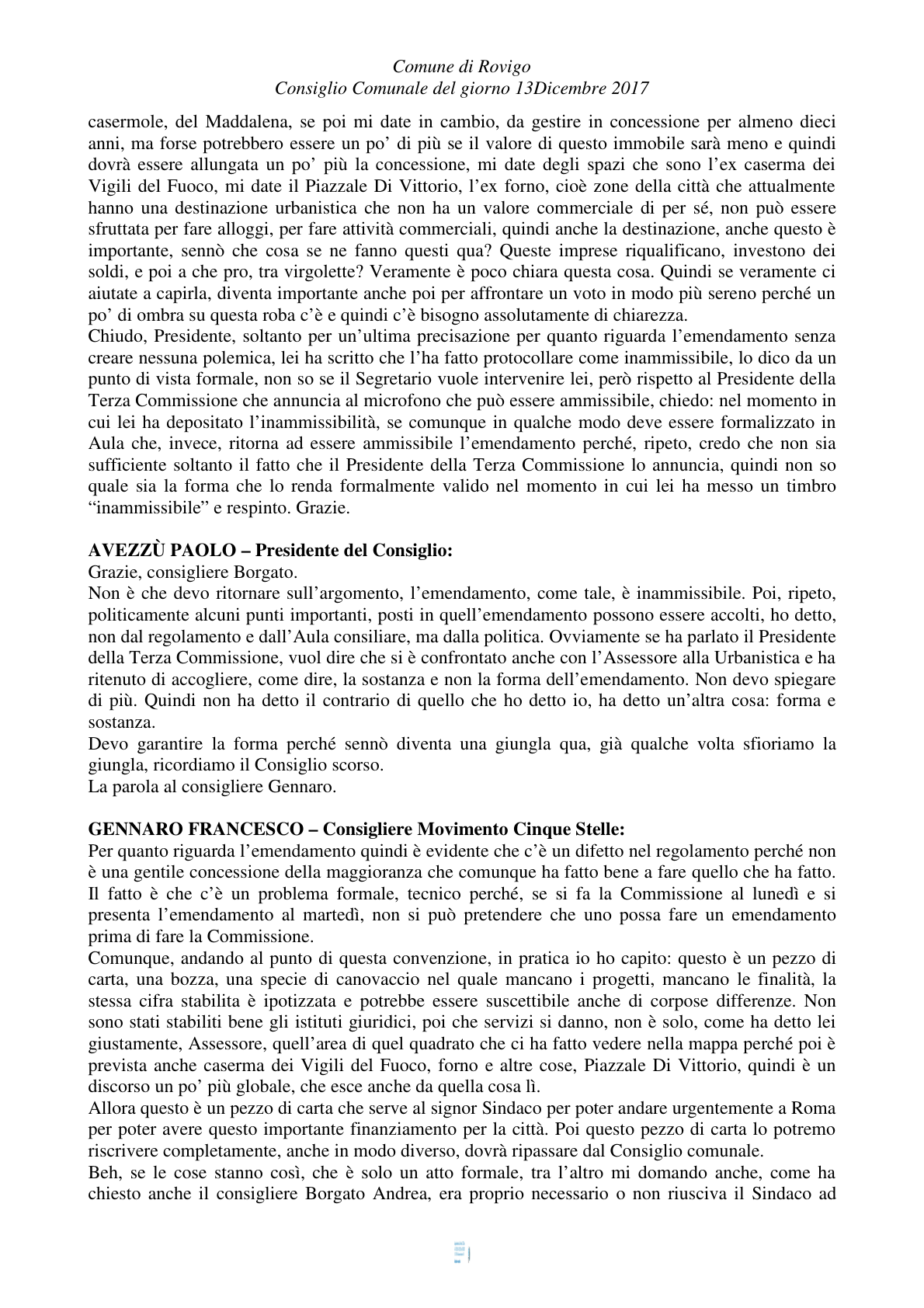 Pagina 34 del verbale