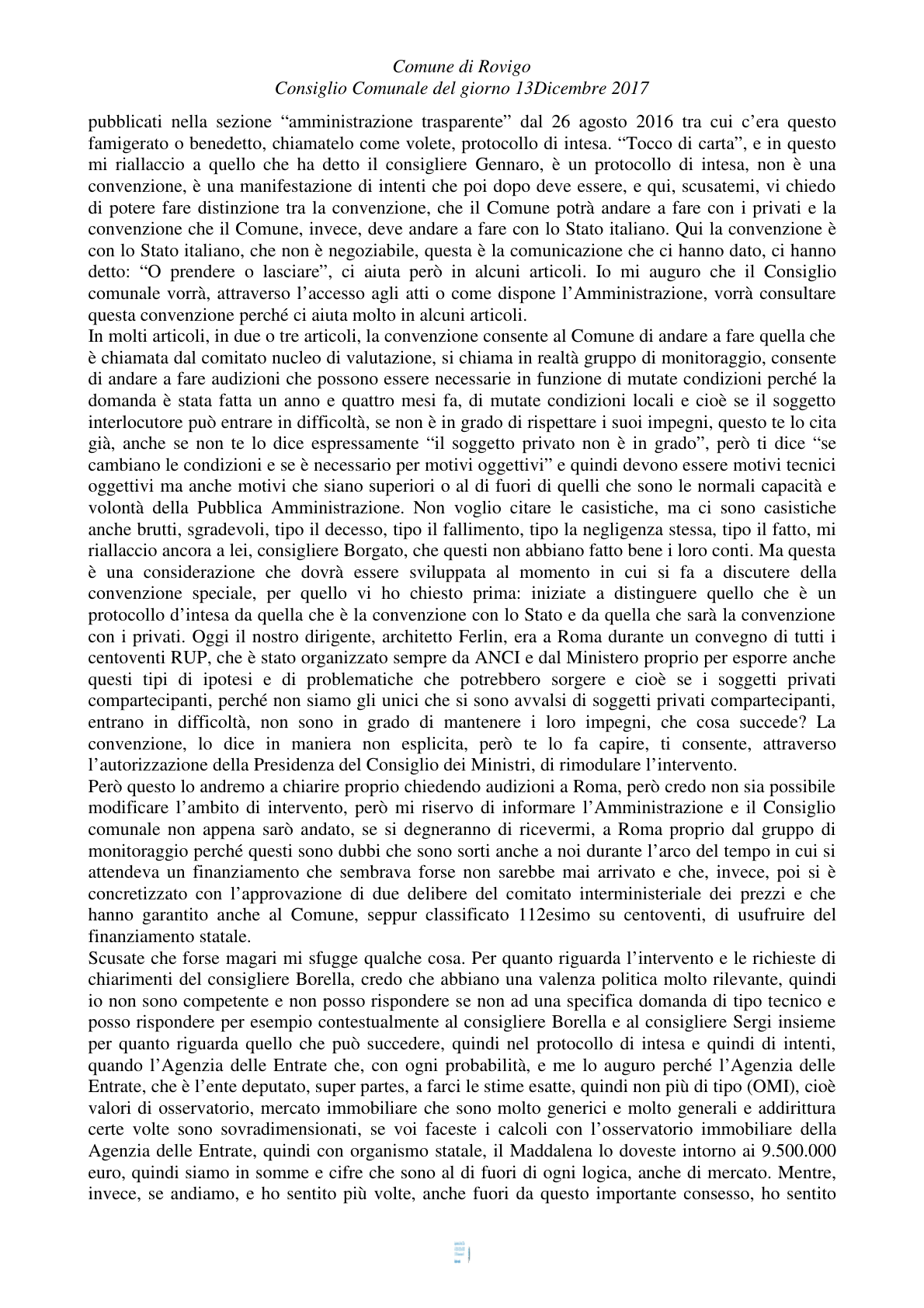 Pagina 37 del verbale