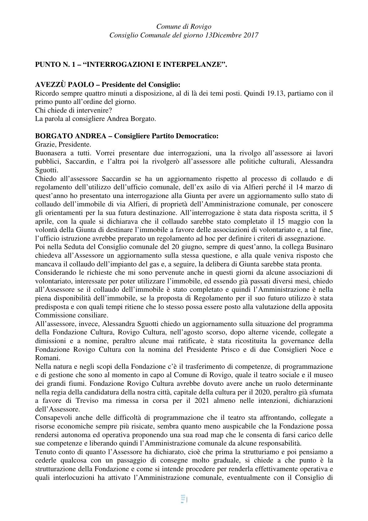 Pagina 4 del verbale