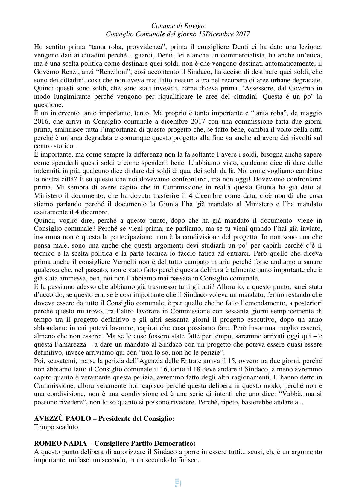 Pagina 46 del verbale