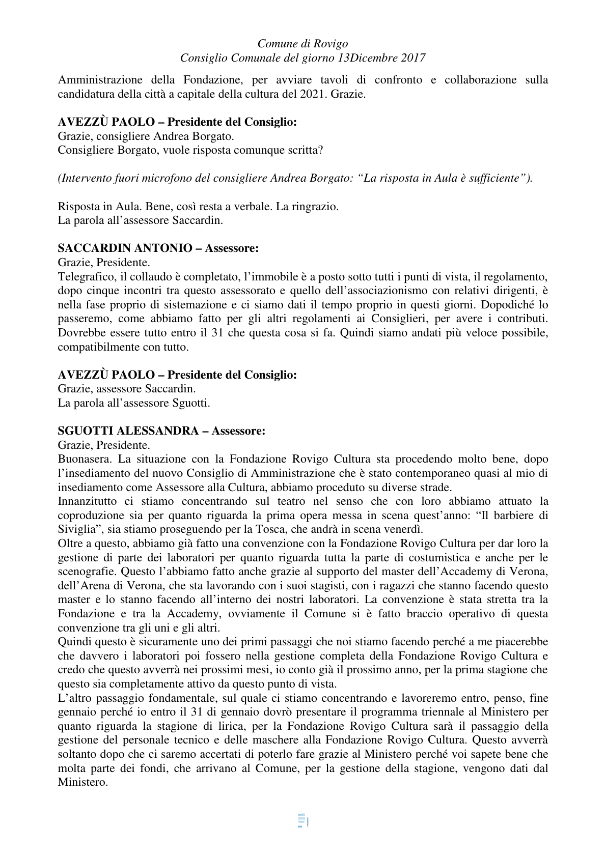 Pagina 5 del verbale