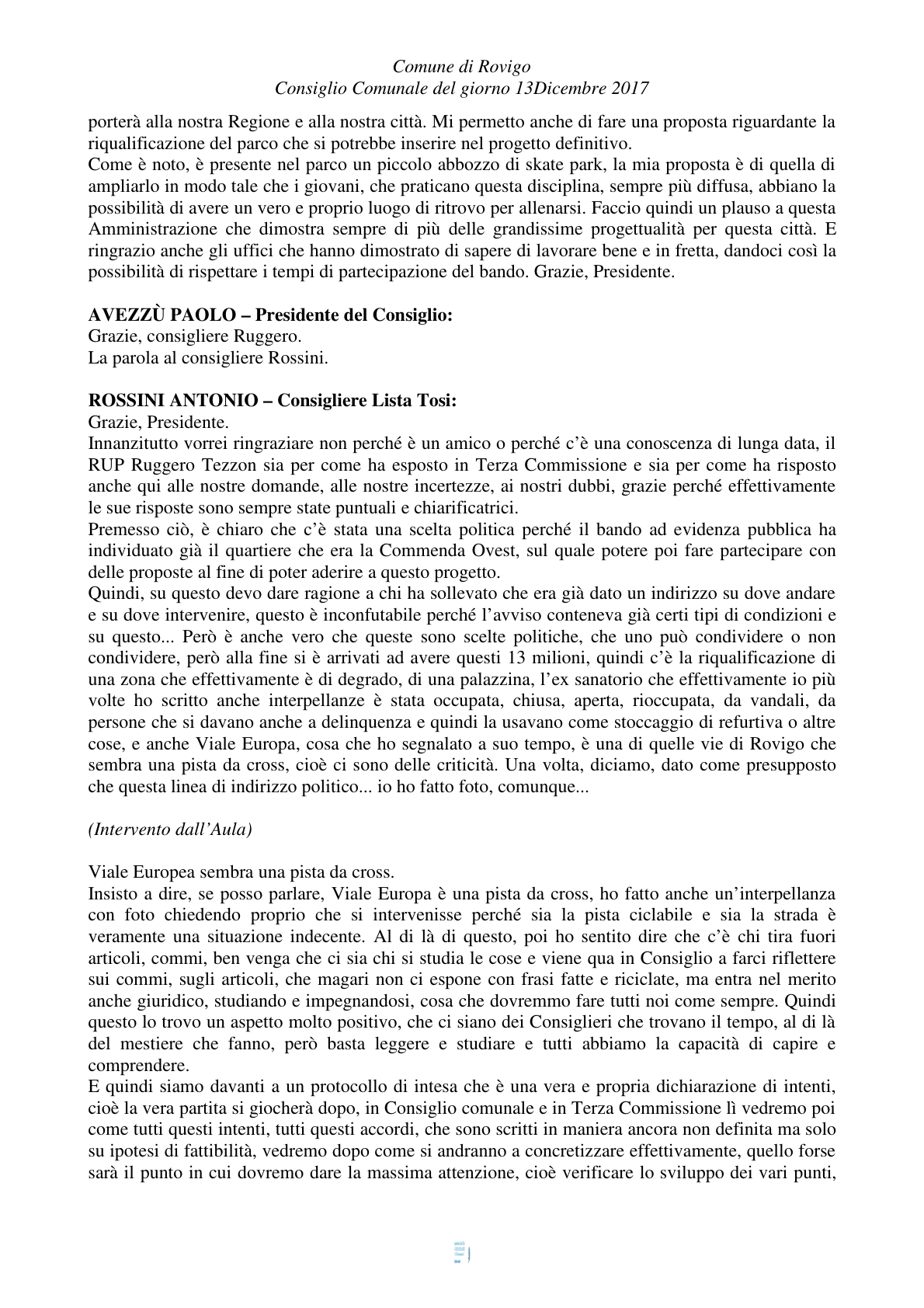 Pagina 50 del verbale