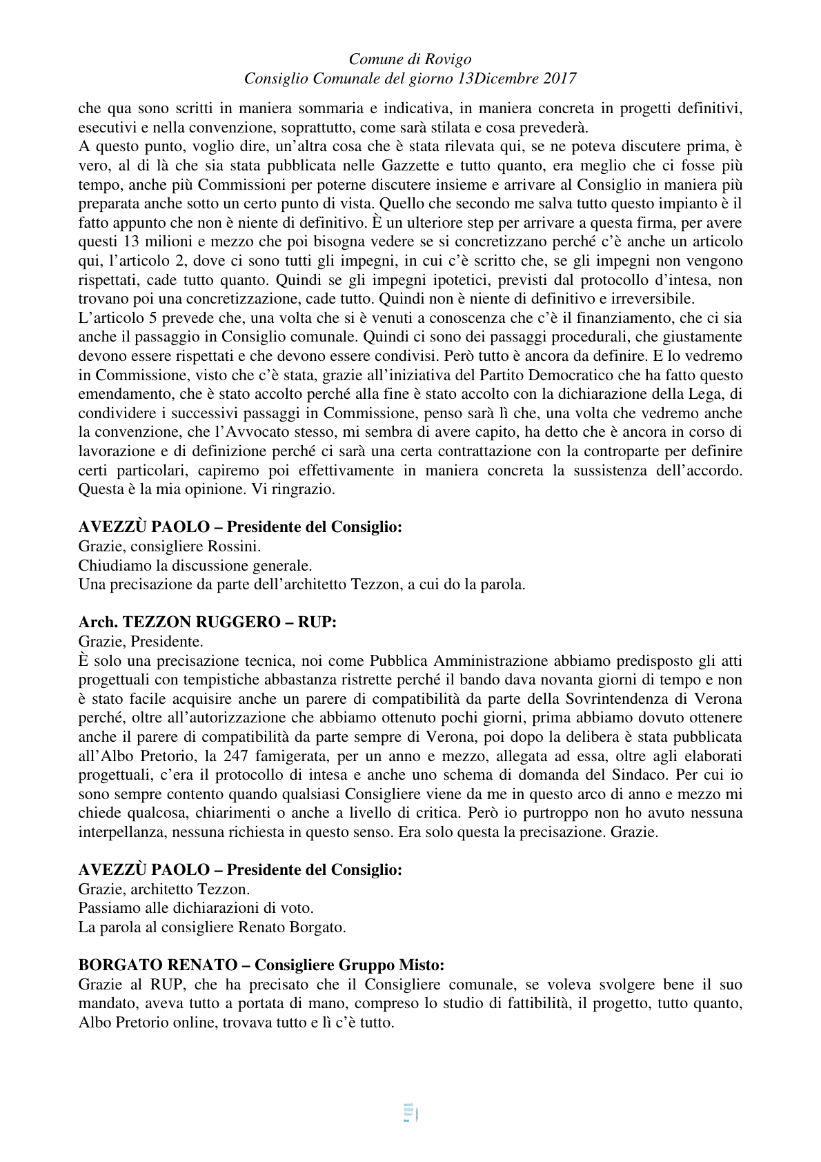 Pagina 51 del verbale