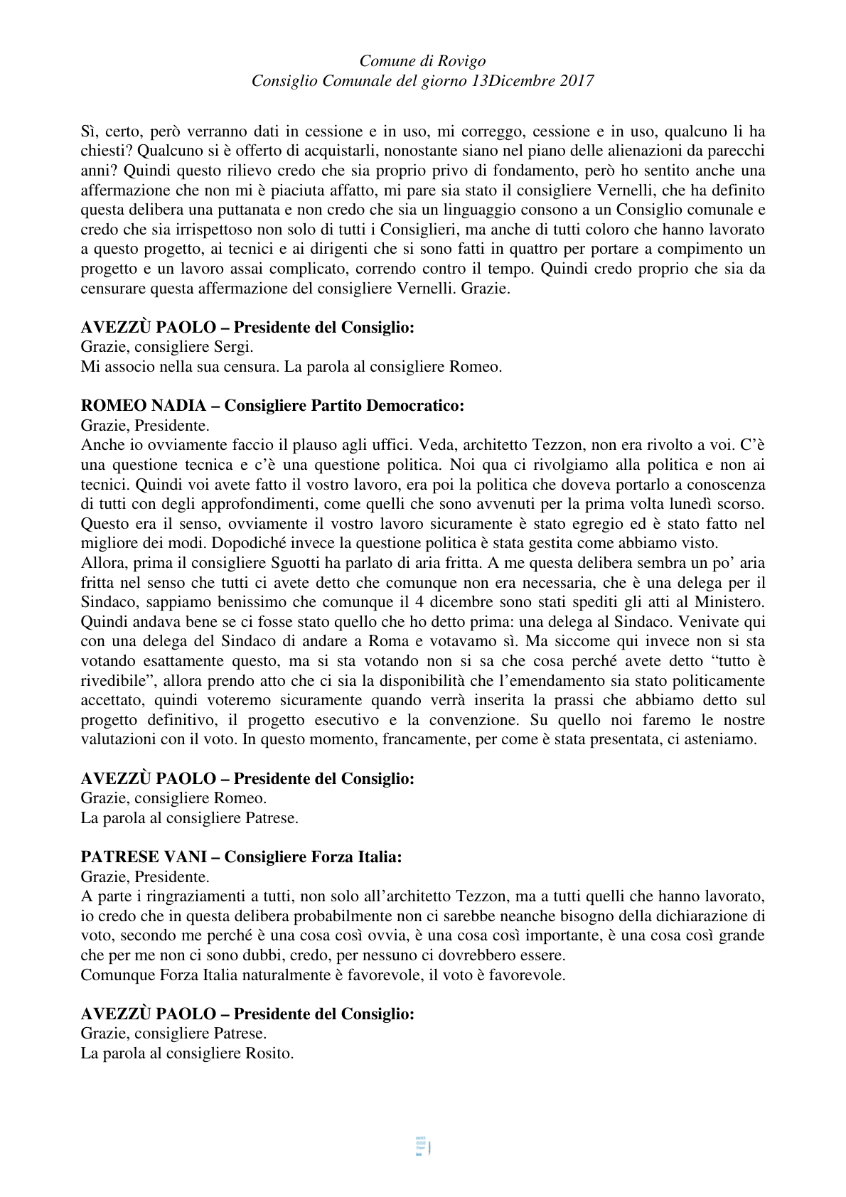 Pagina 53 del verbale