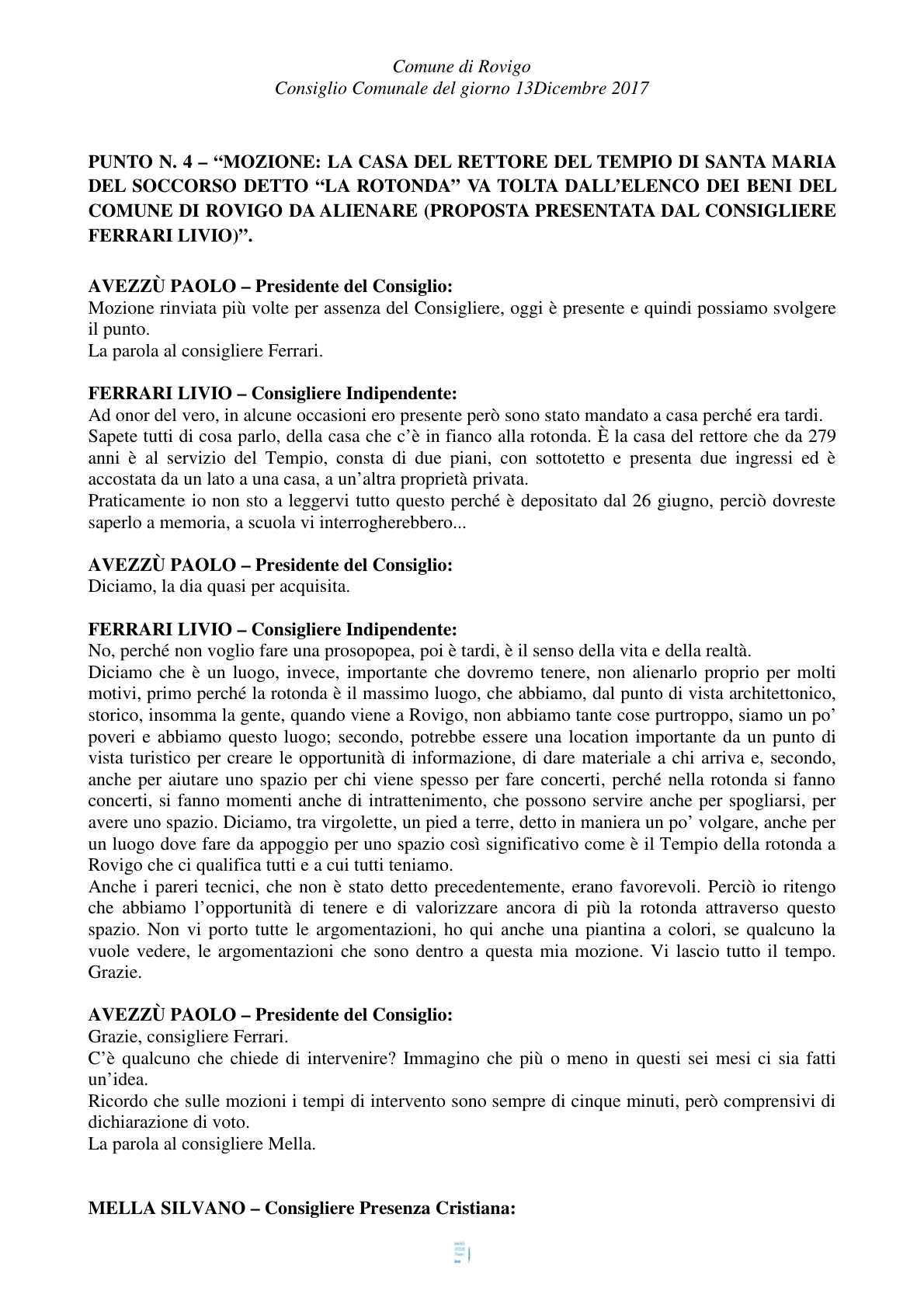 Pagina 59 del verbale