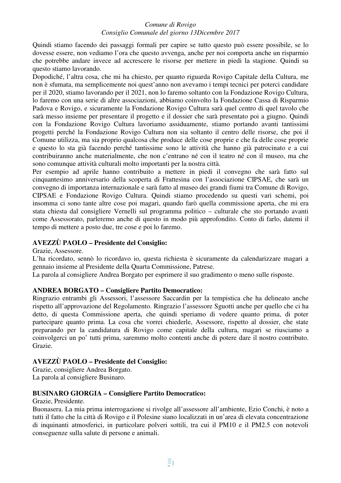 Pagina 6 del verbale