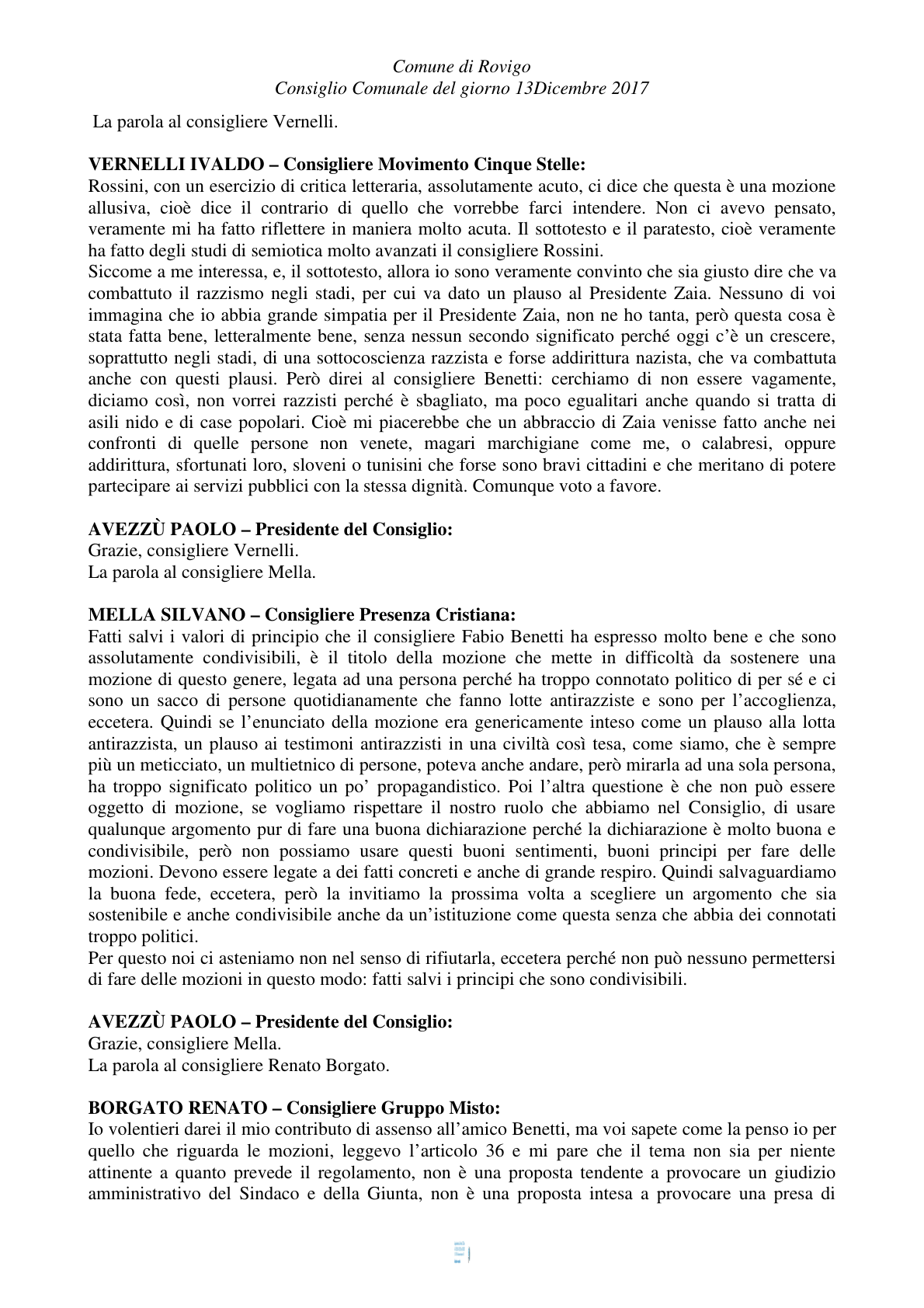 Pagina 63 del verbale