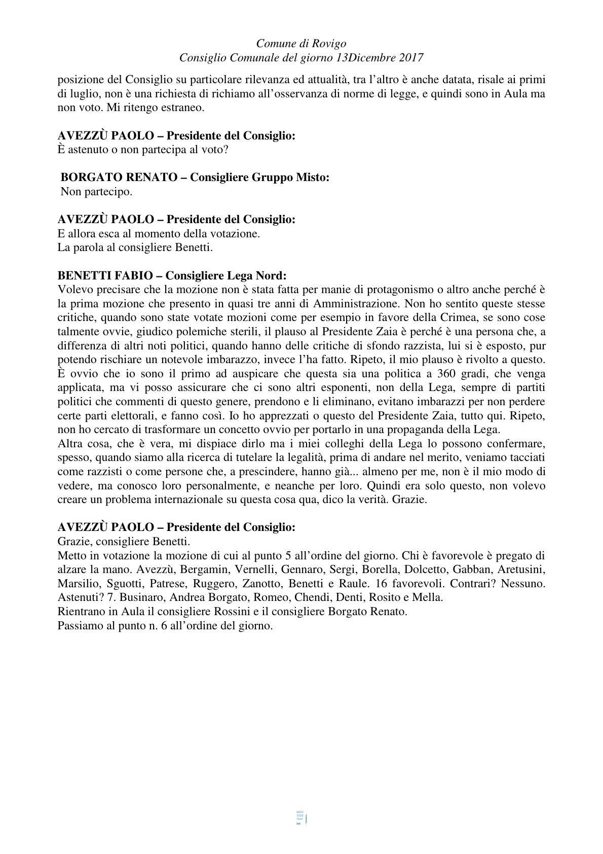 Pagina 64 del verbale