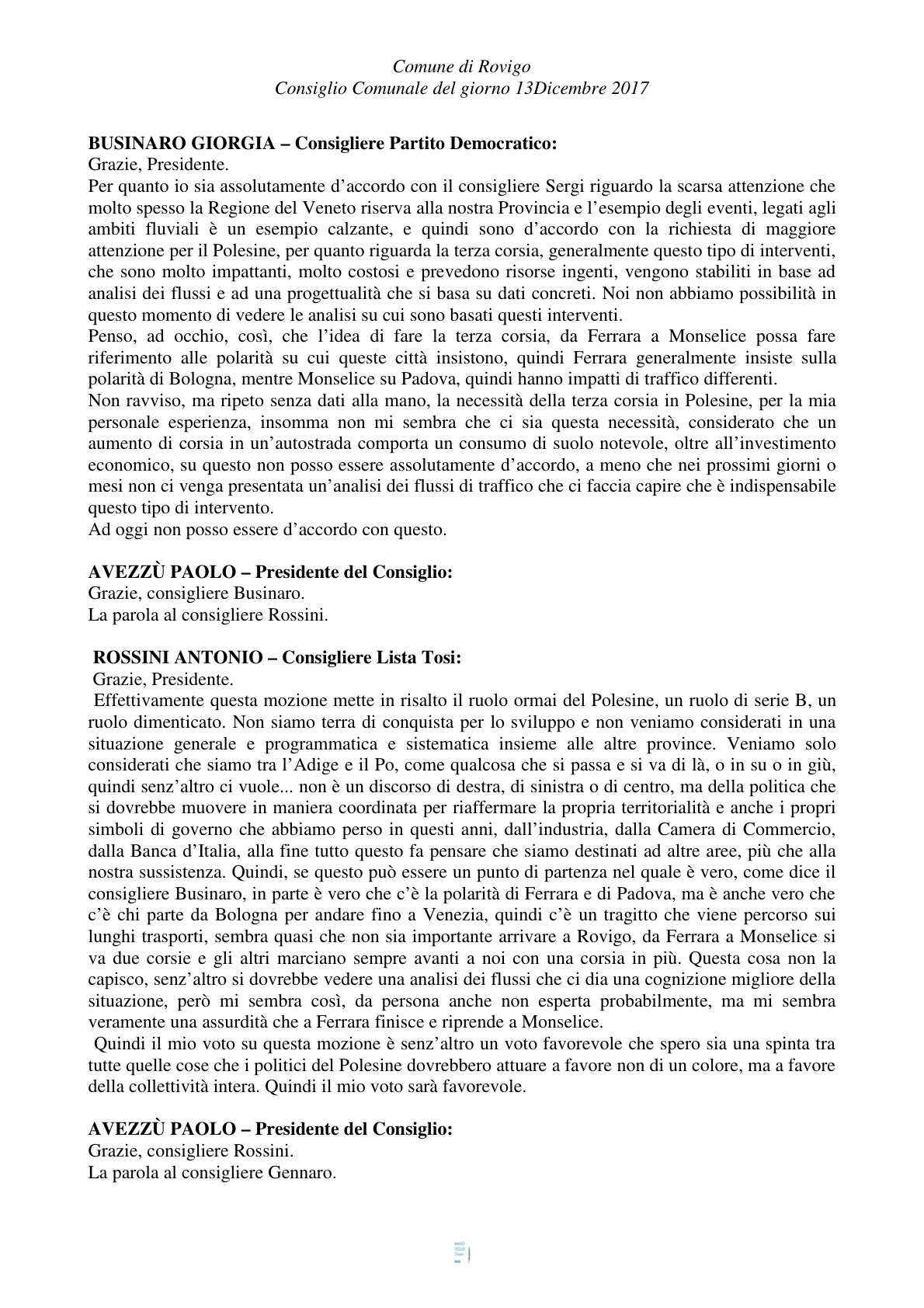 Pagina 66 del verbale