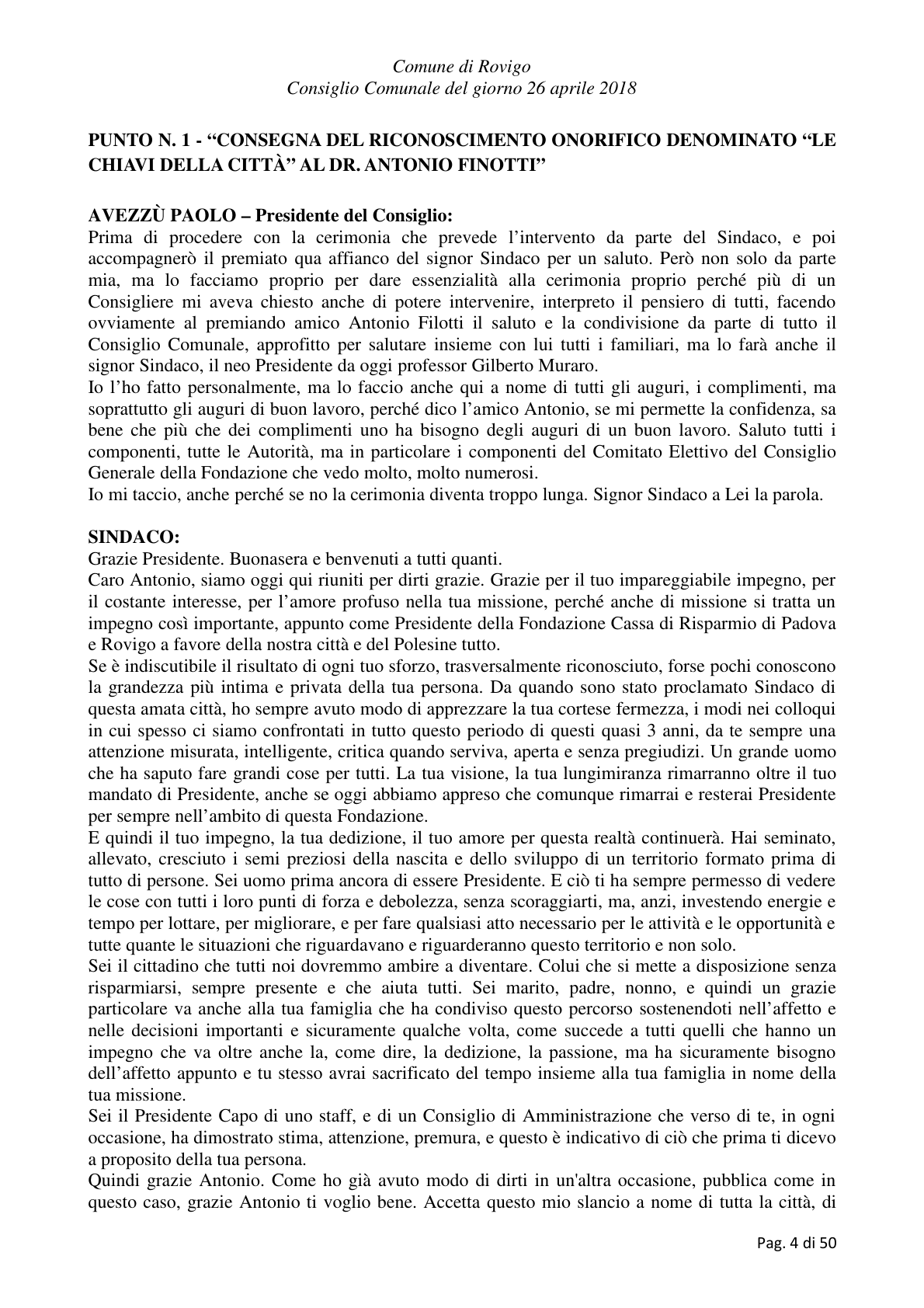 Pagina 4 del verbale