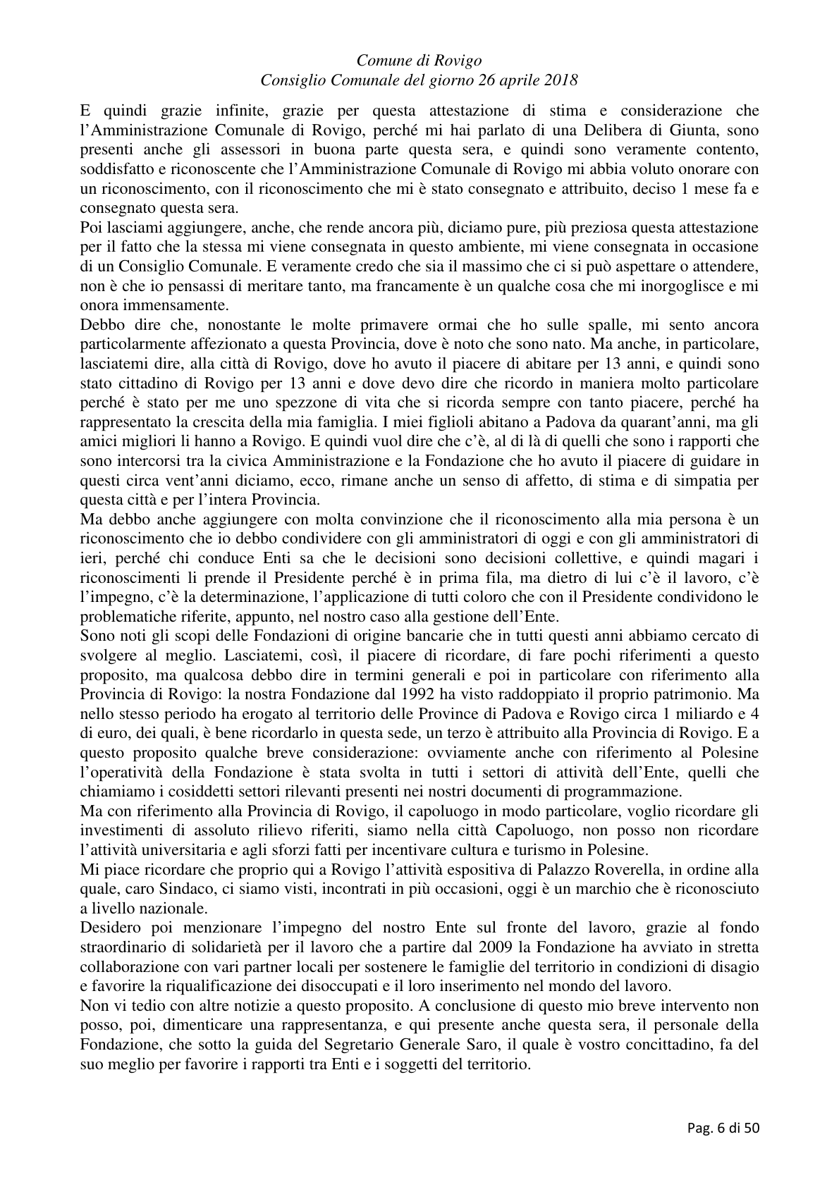 Pagina 6 del verbale