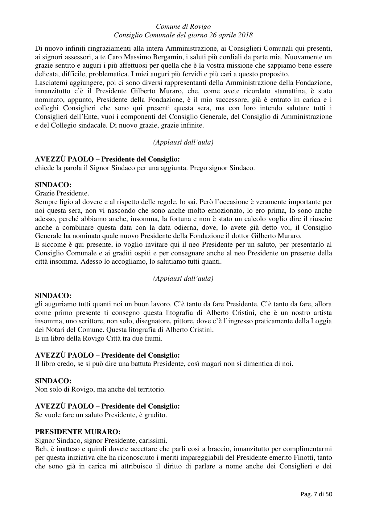 Pagina 7 del verbale
