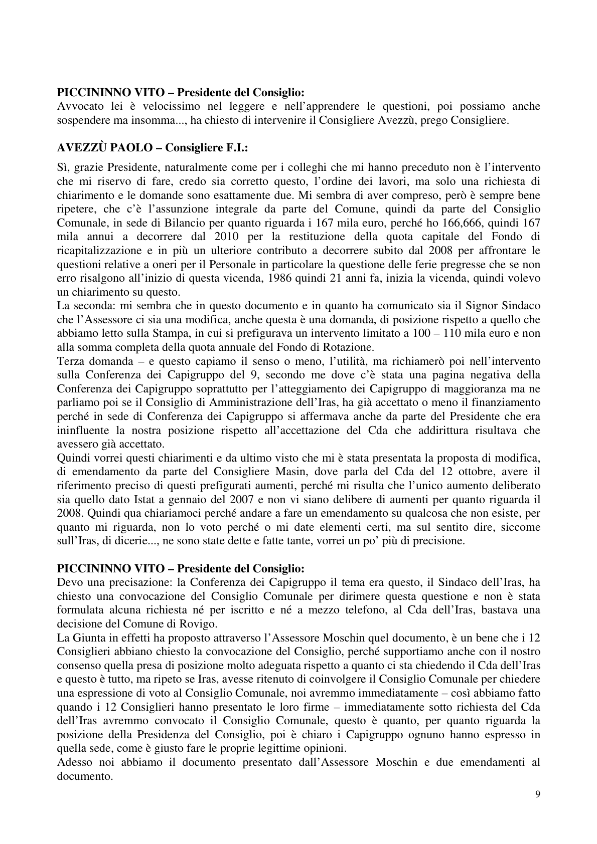 Pagina 10 del verbale
