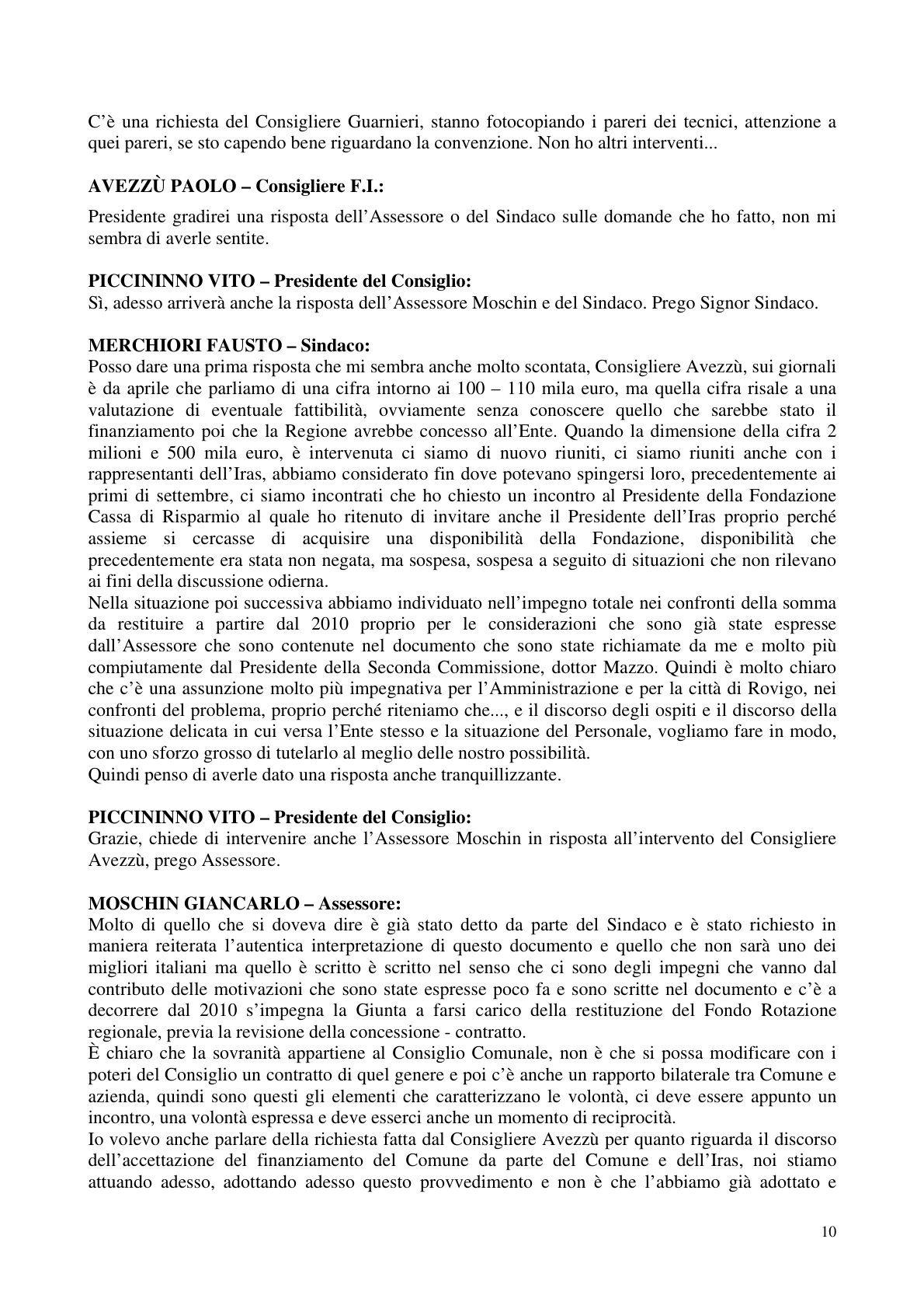 Pagina 11 del verbale