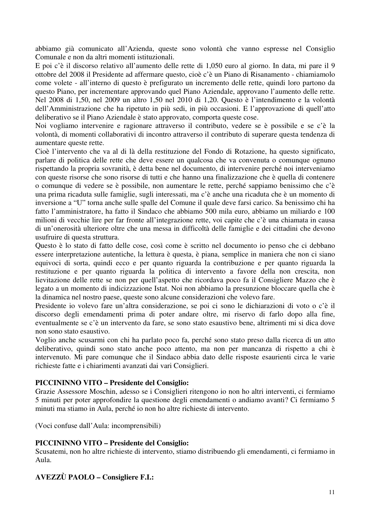 Pagina 12 del verbale