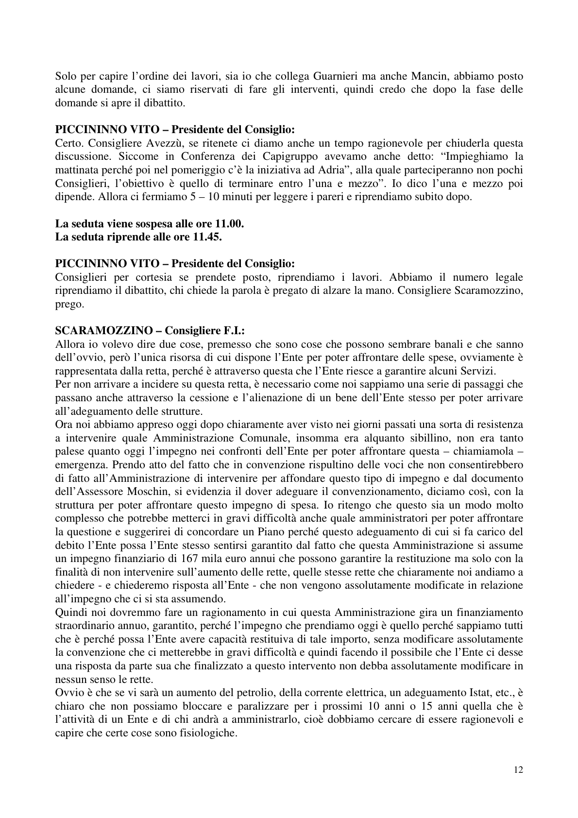 Pagina 13 del verbale