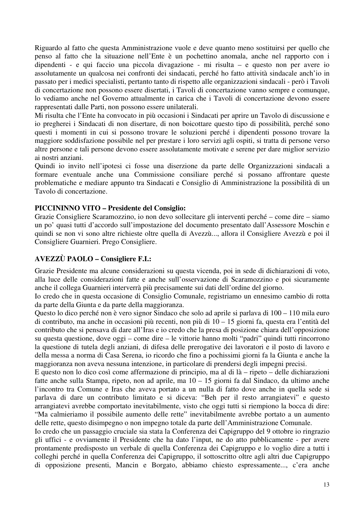 Pagina 14 del verbale