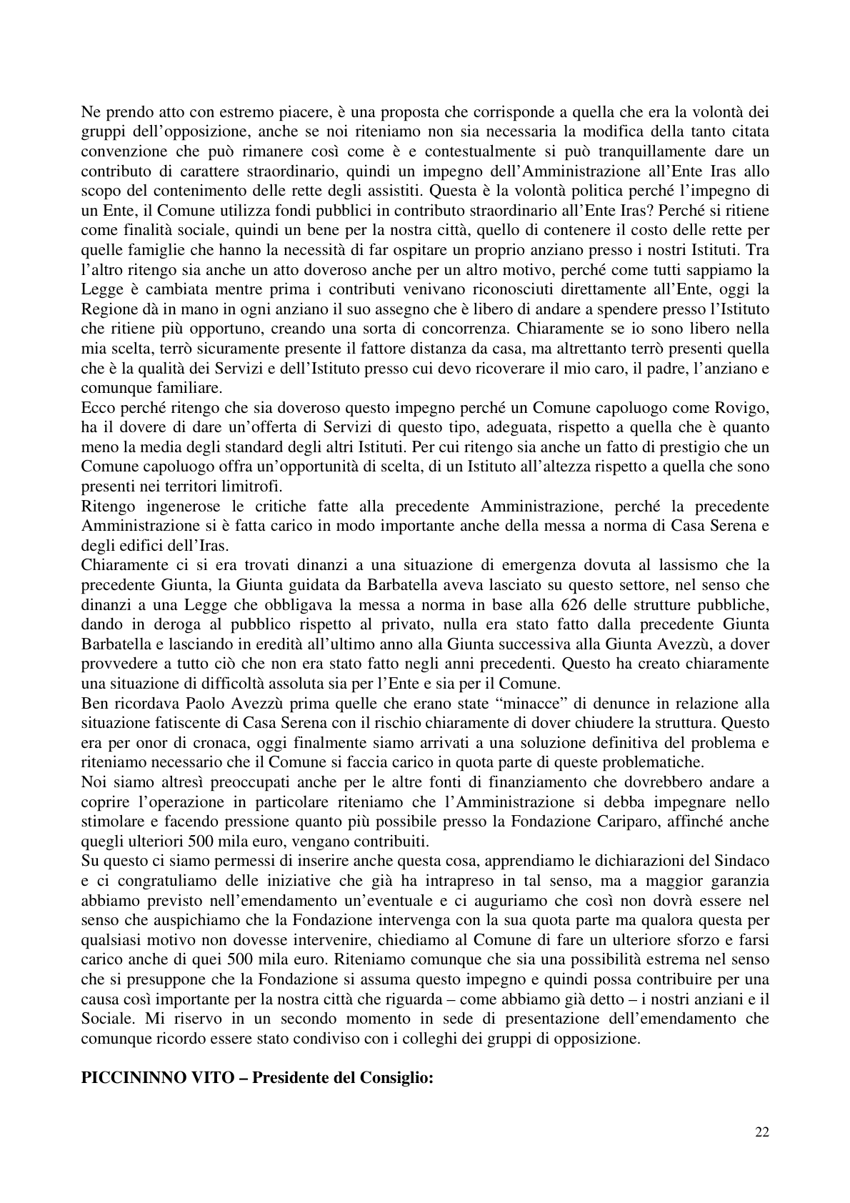 Pagina 23 del verbale