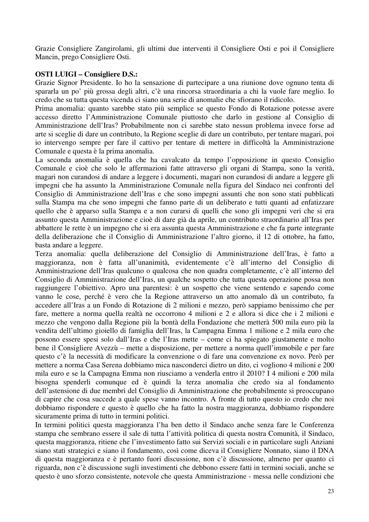 Pagina 24 del verbale