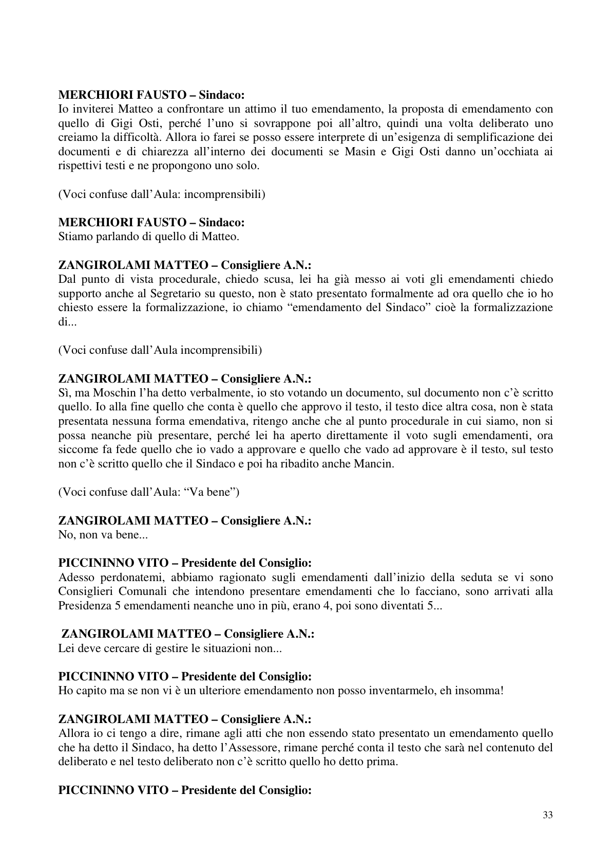 Pagina 34 del verbale