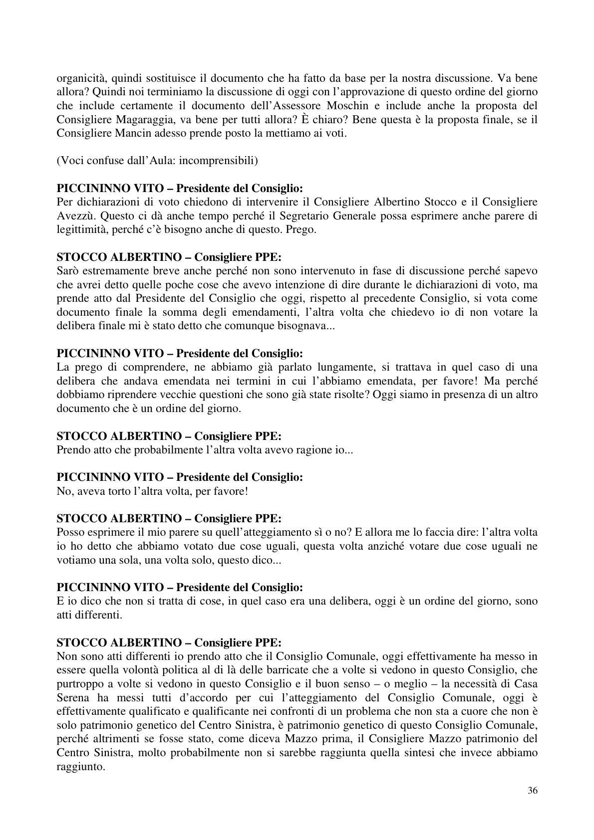 Pagina 37 del verbale