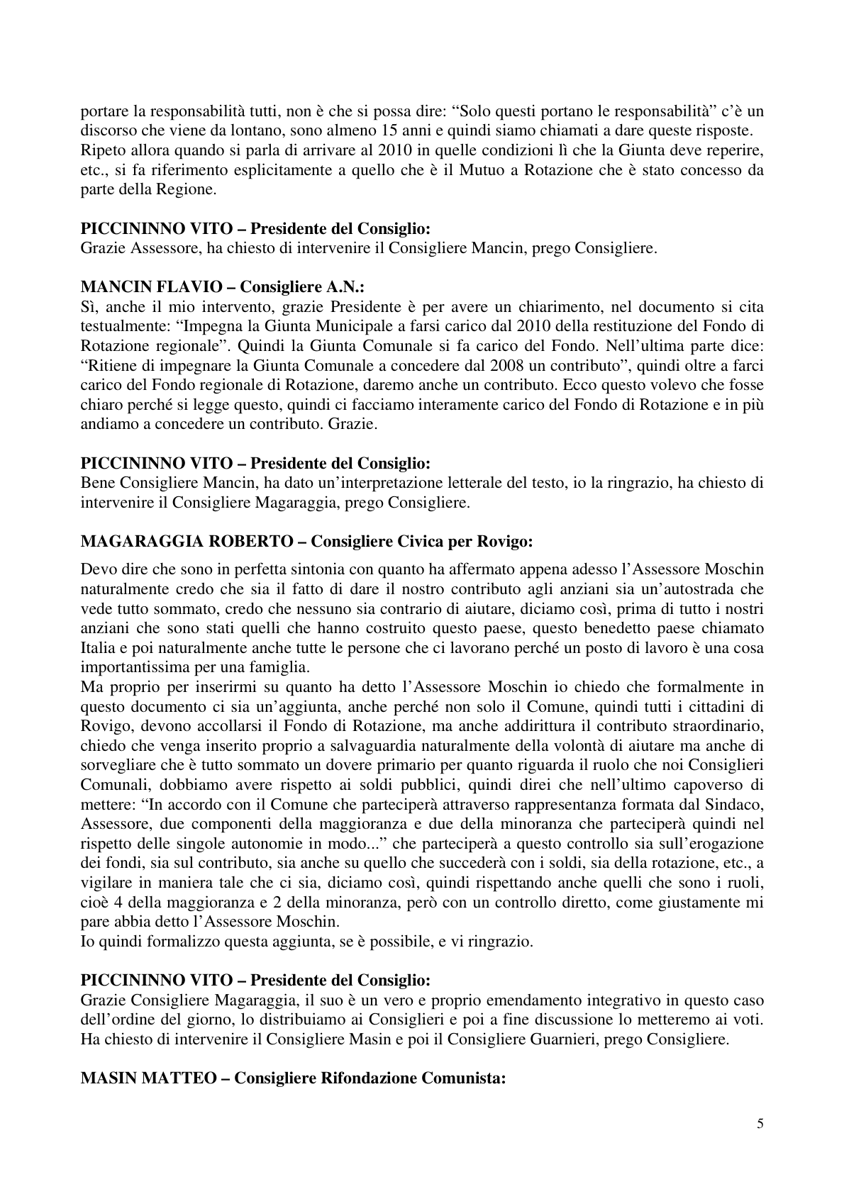 Pagina 6 del verbale