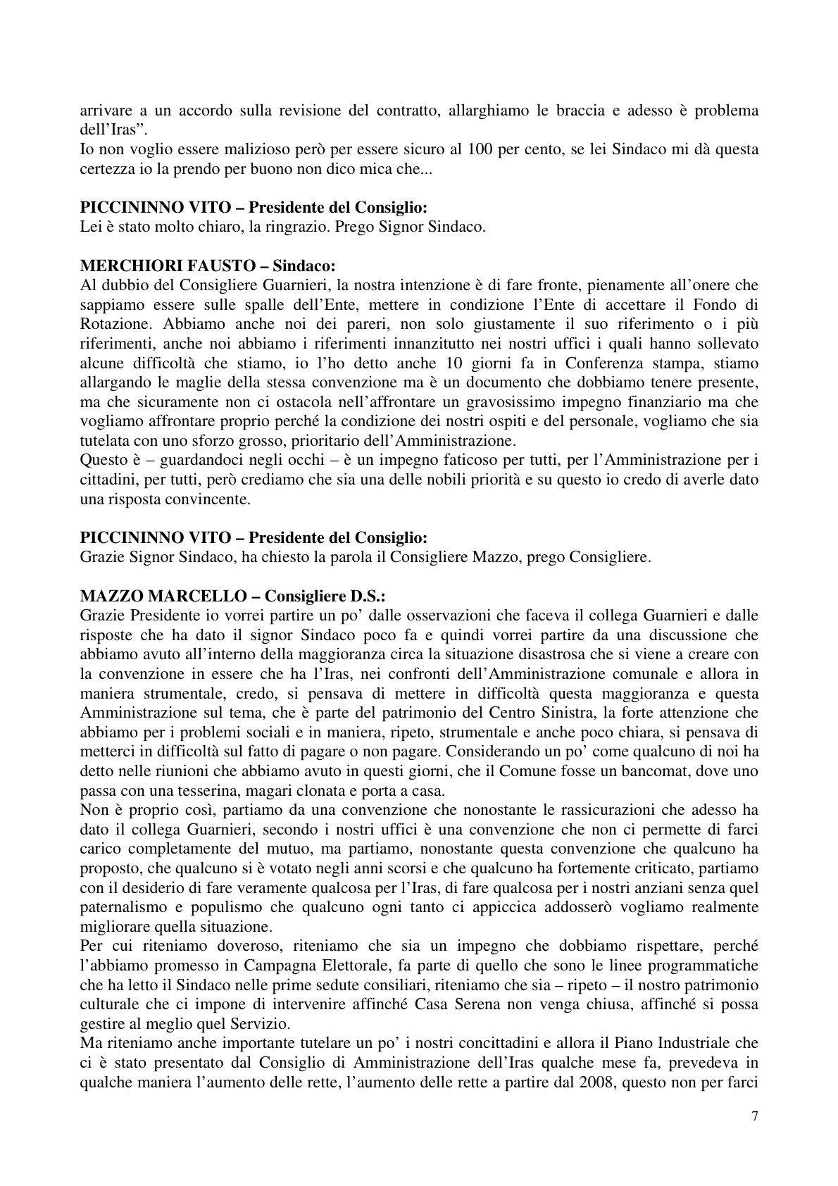Pagina 8 del verbale