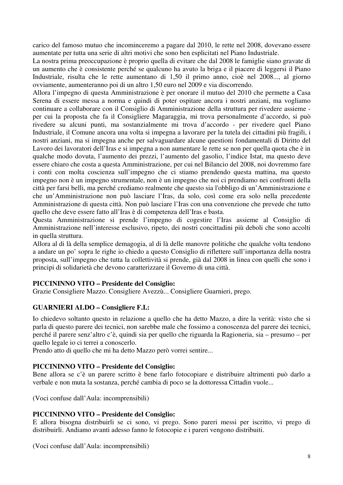 Pagina 9 del verbale
