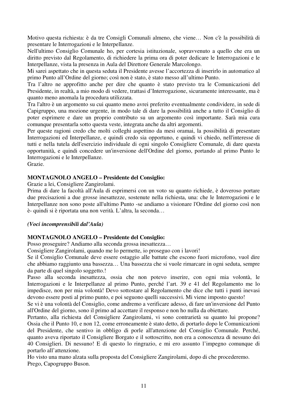 Pagina 11 del verbale
