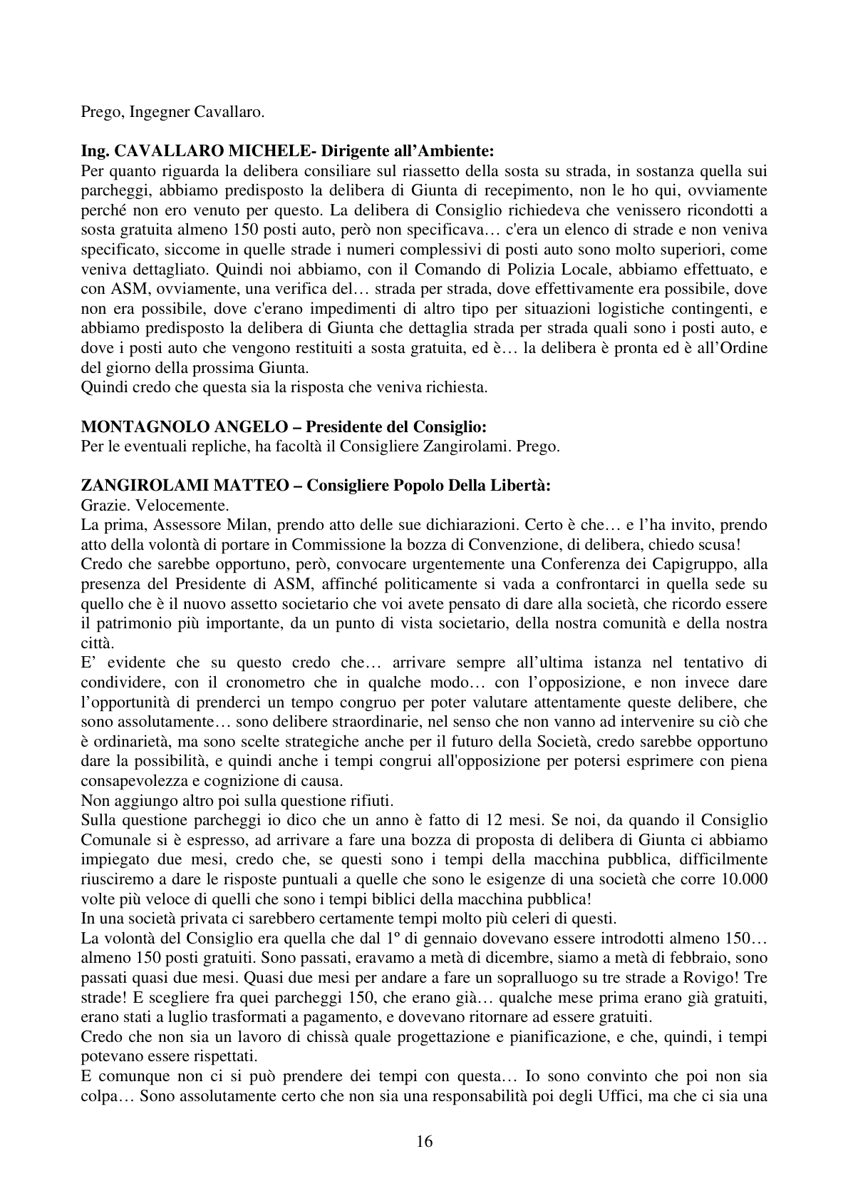 Pagina 16 del verbale
