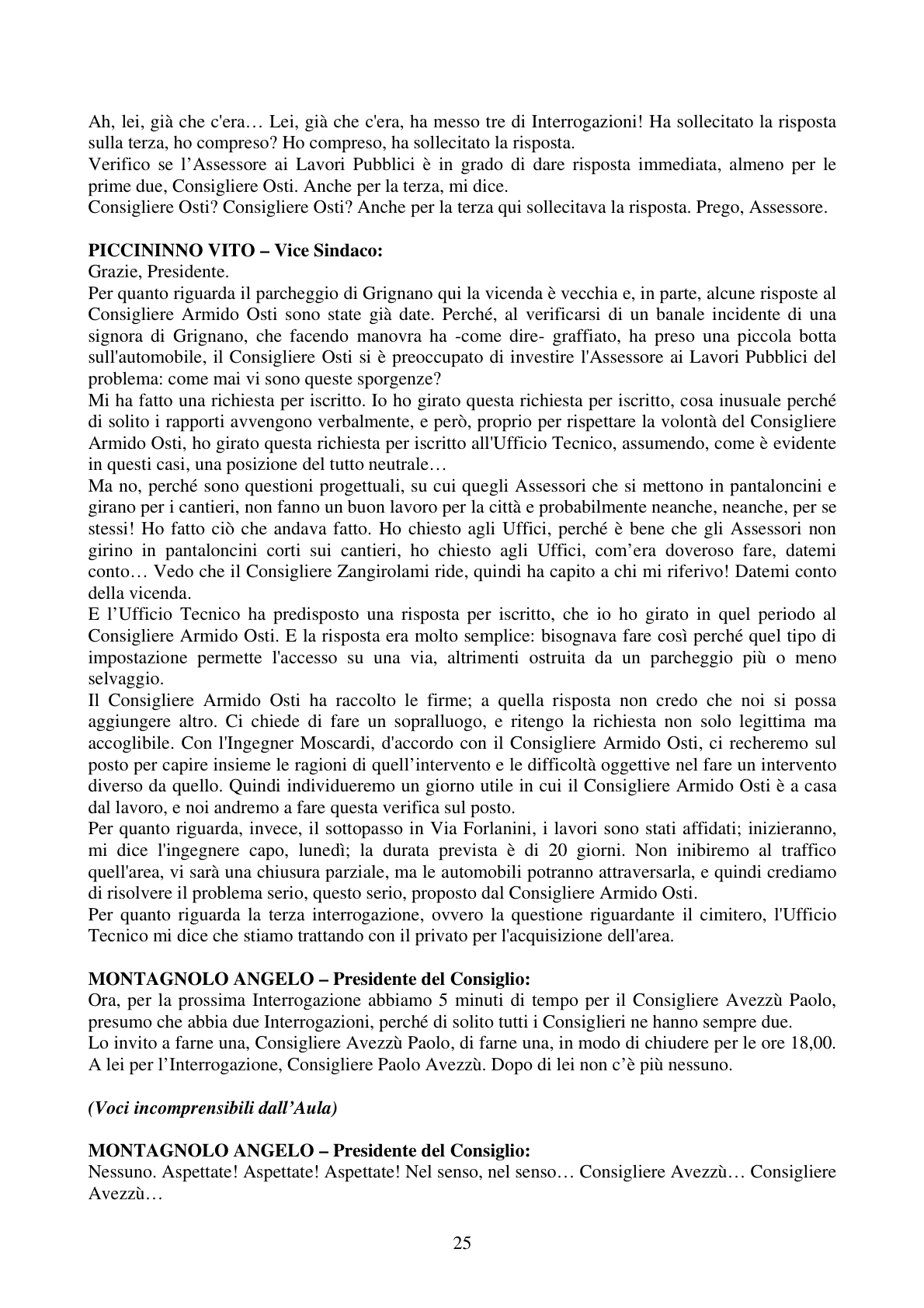 Pagina 25 del verbale