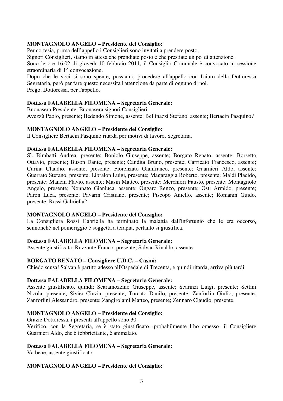Pagina 3 del verbale