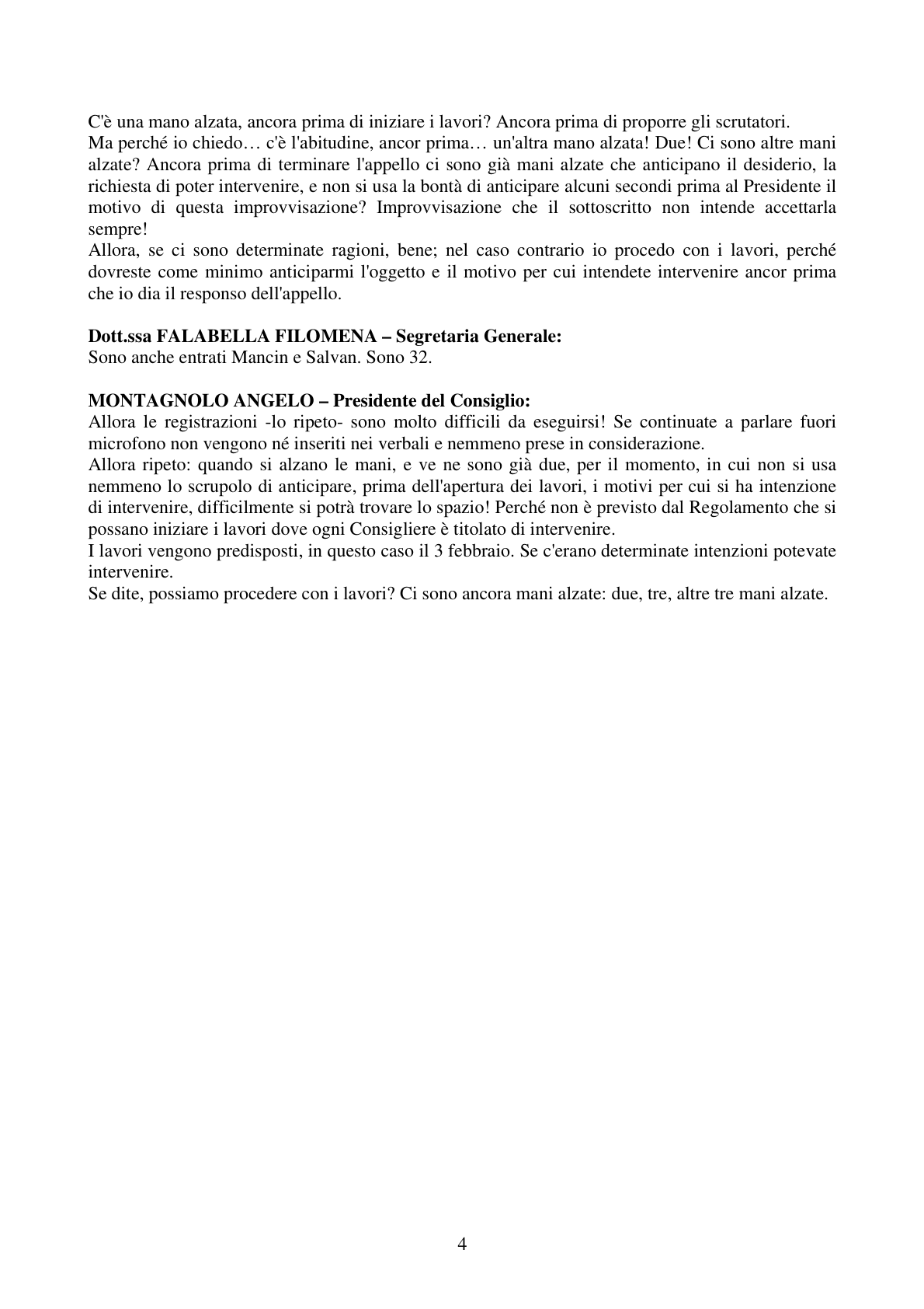 Pagina 4 del verbale