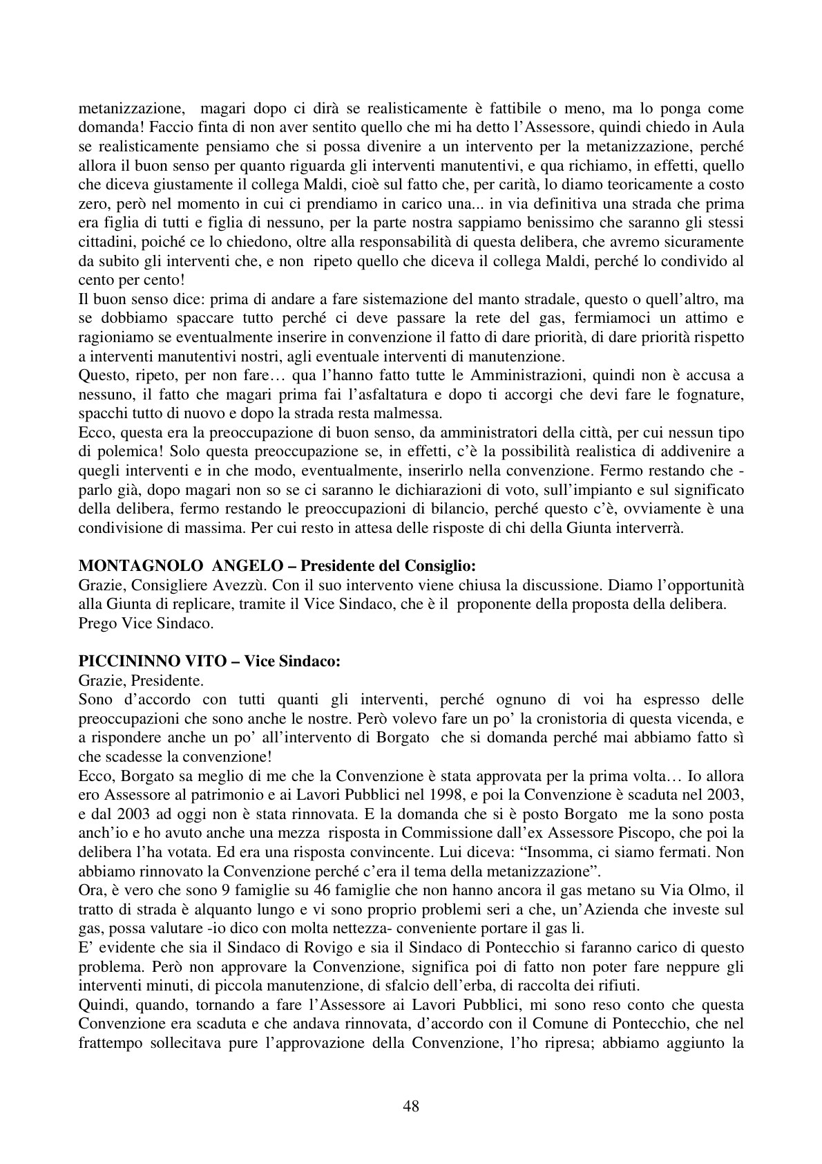 Pagina 48 del verbale