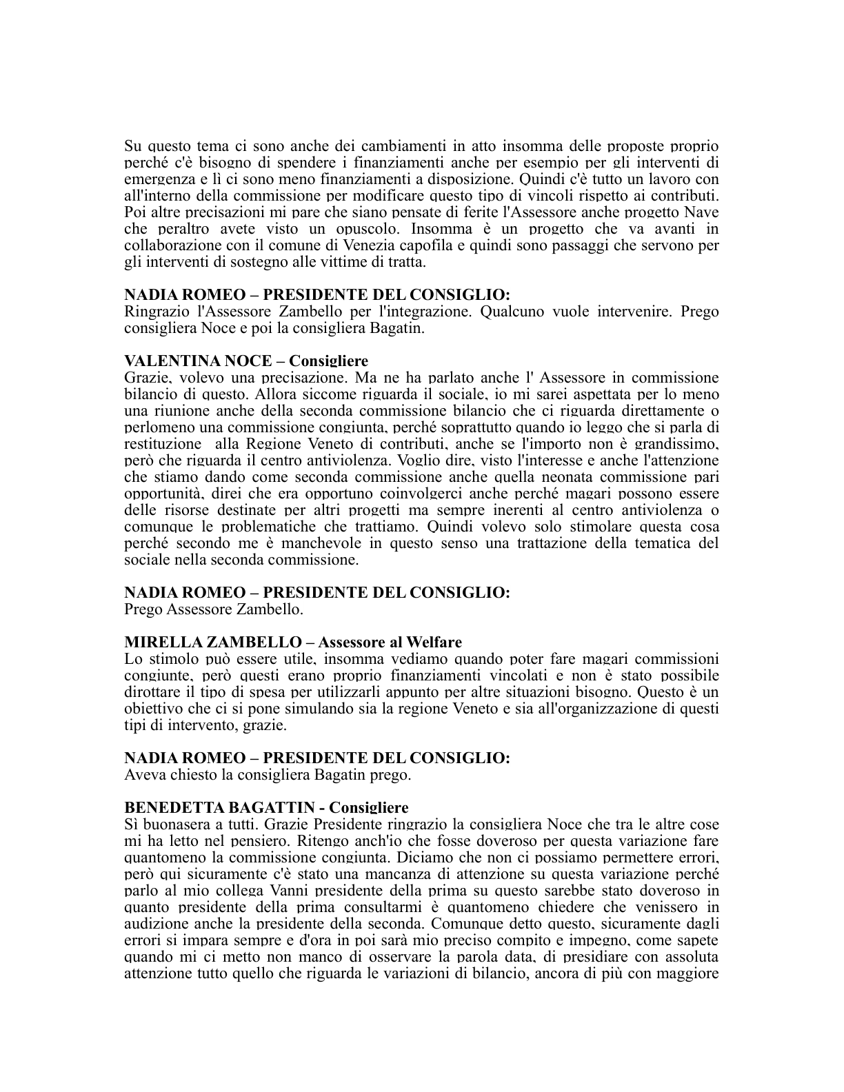 Pagina 16 del verbale