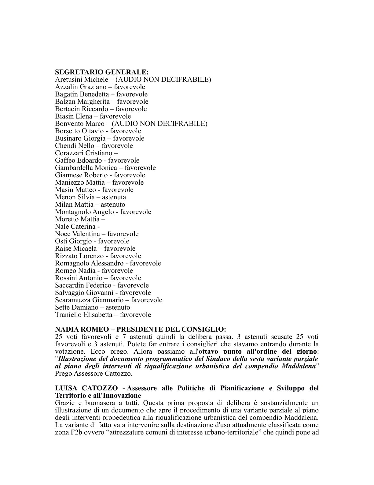 Pagina 23 del verbale