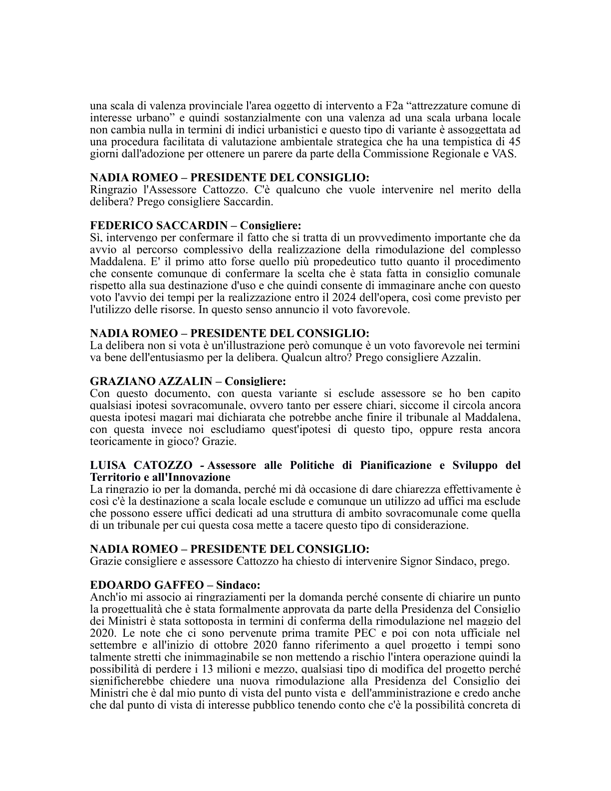 Pagina 24 del verbale