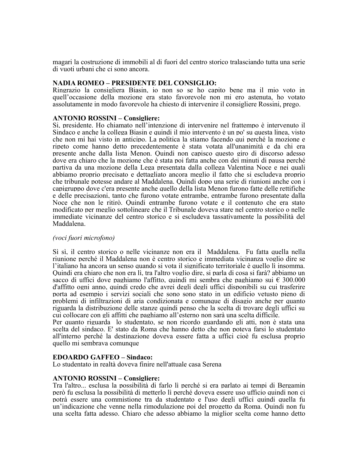 Pagina 28 del verbale