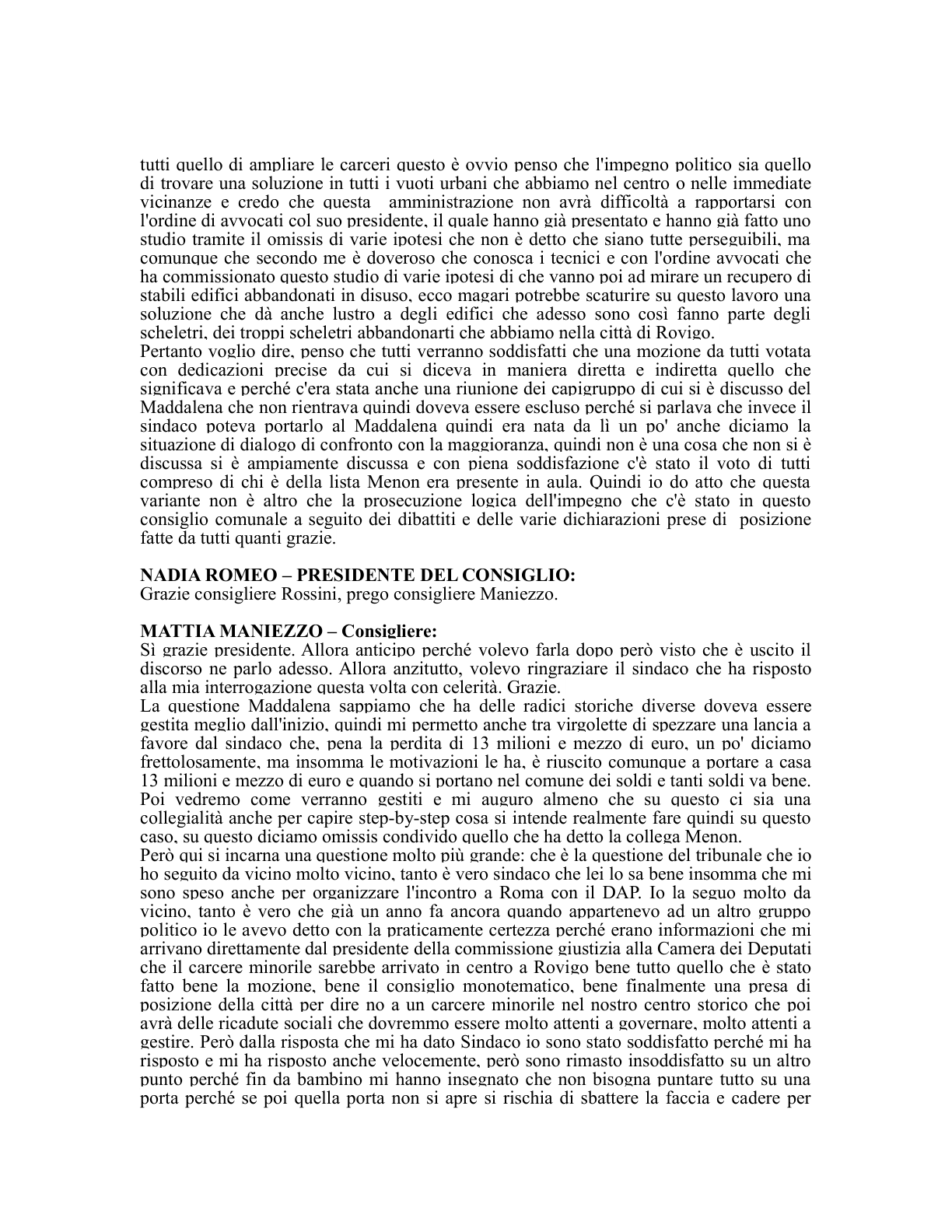 Pagina 29 del verbale
