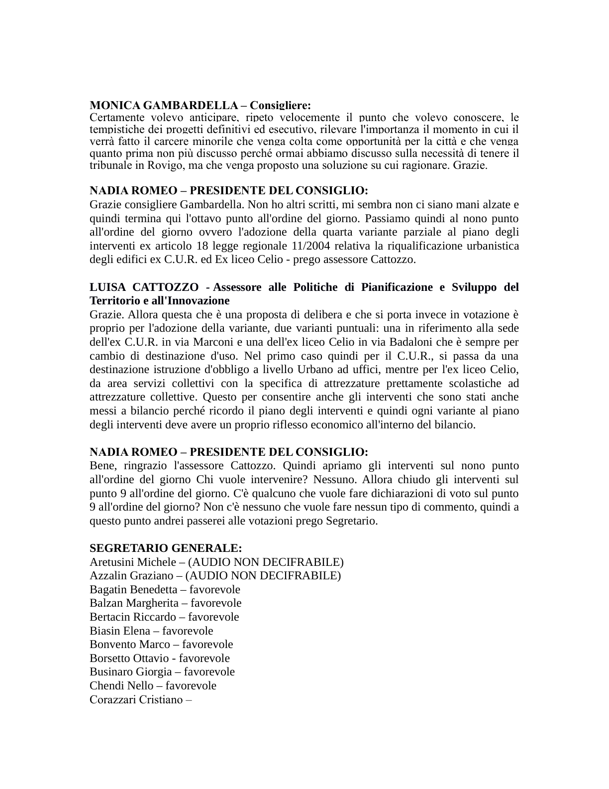 Pagina 35 del verbale