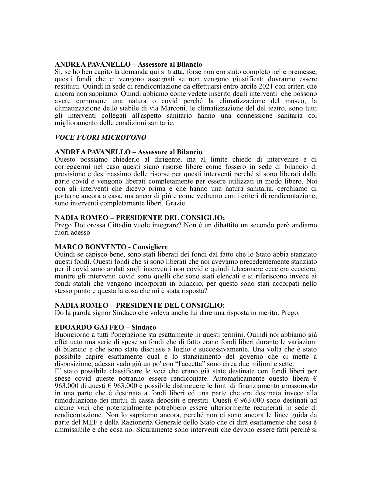 Pagina 4 del verbale