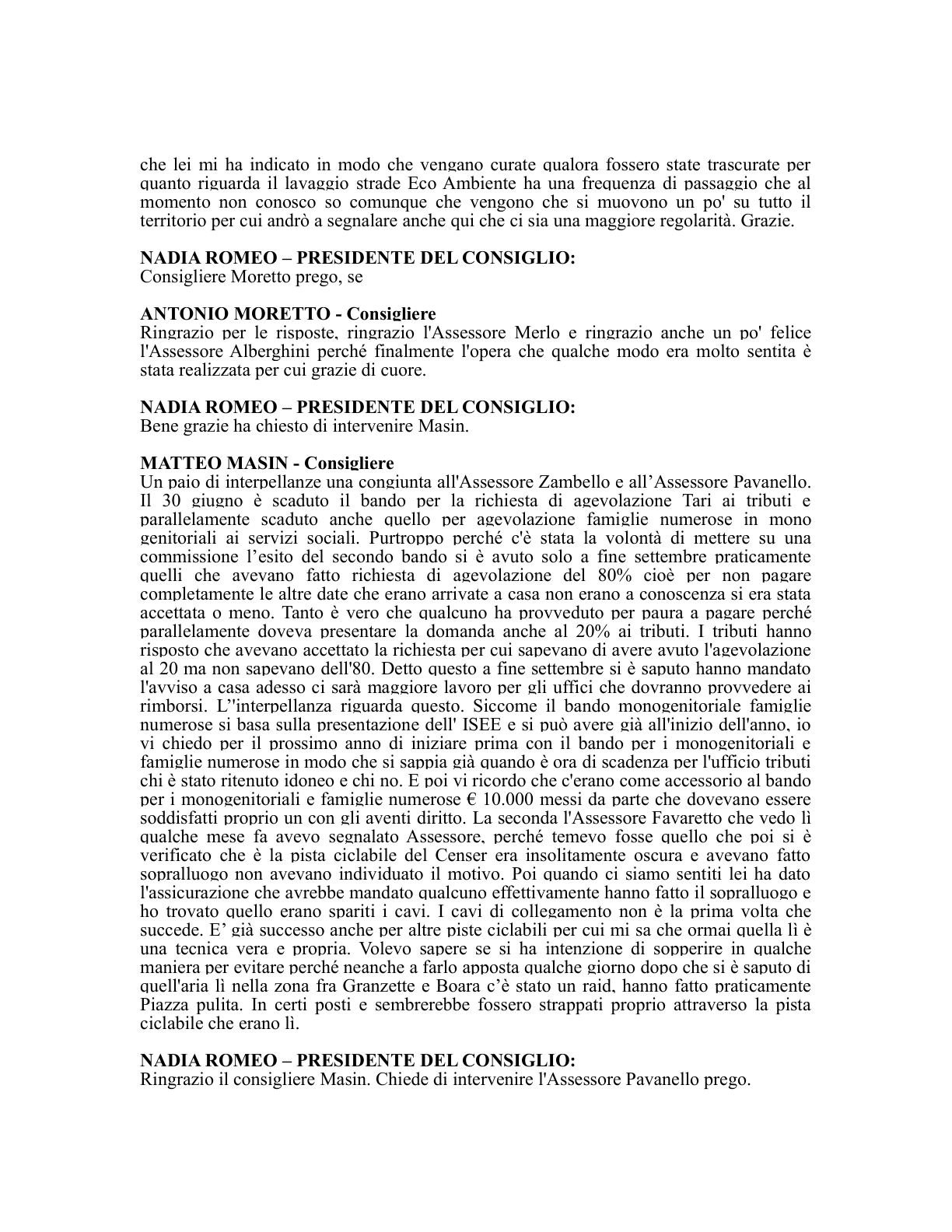 Pagina 47 del verbale