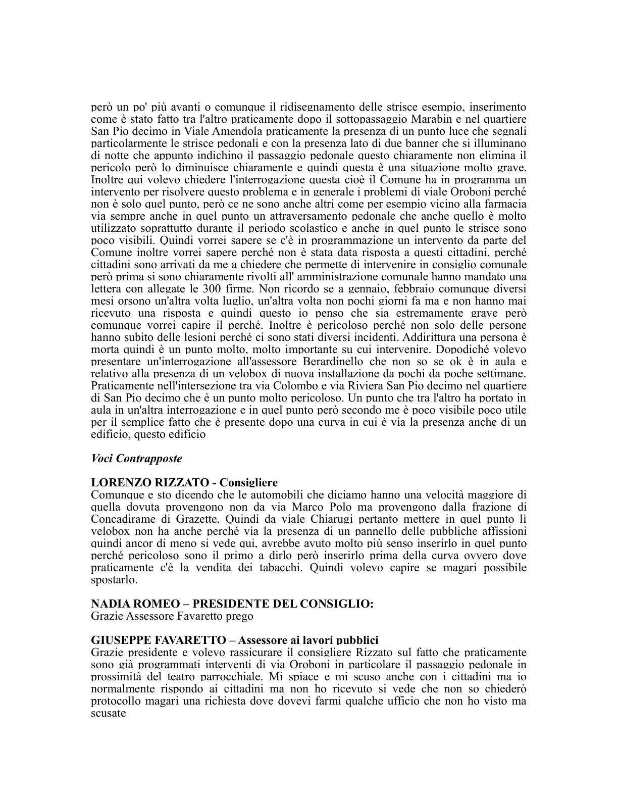 Pagina 52 del verbale