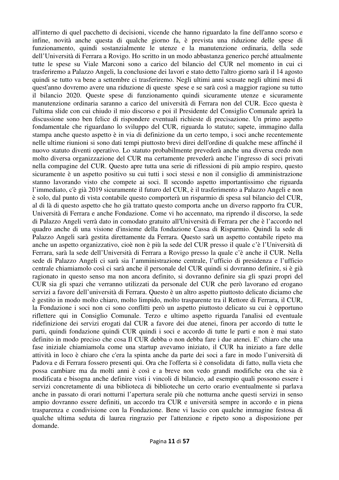 Pagina 12 del verbale