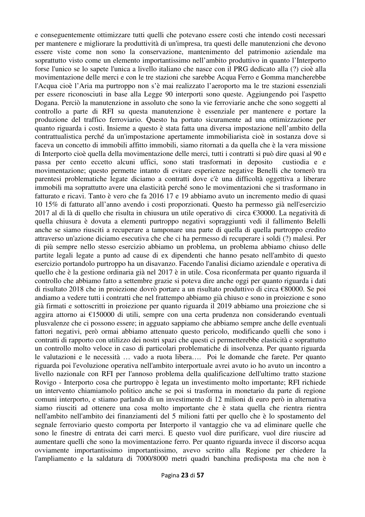 Pagina 24 del verbale