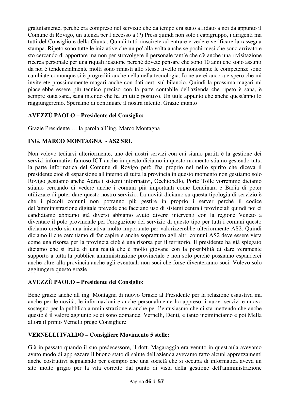 Pagina 47 del verbale