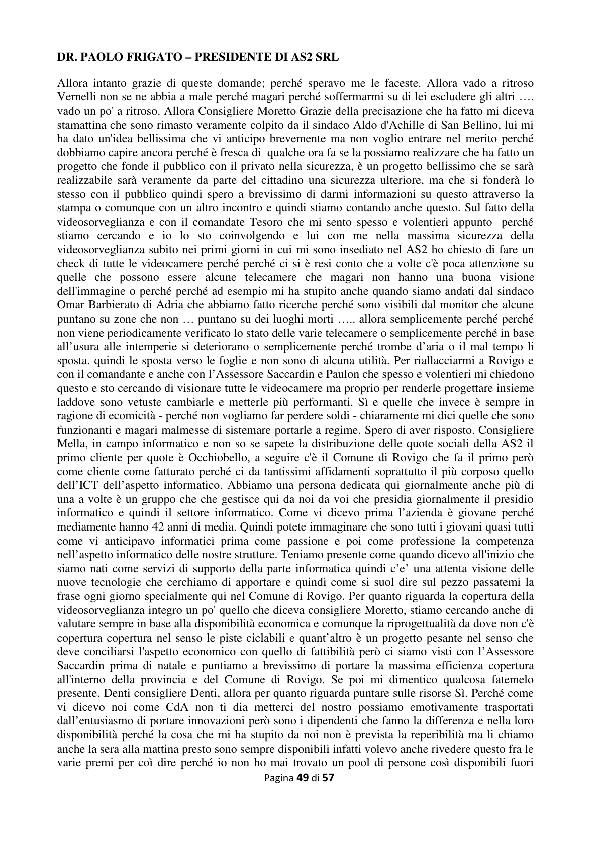 Pagina 50 del verbale