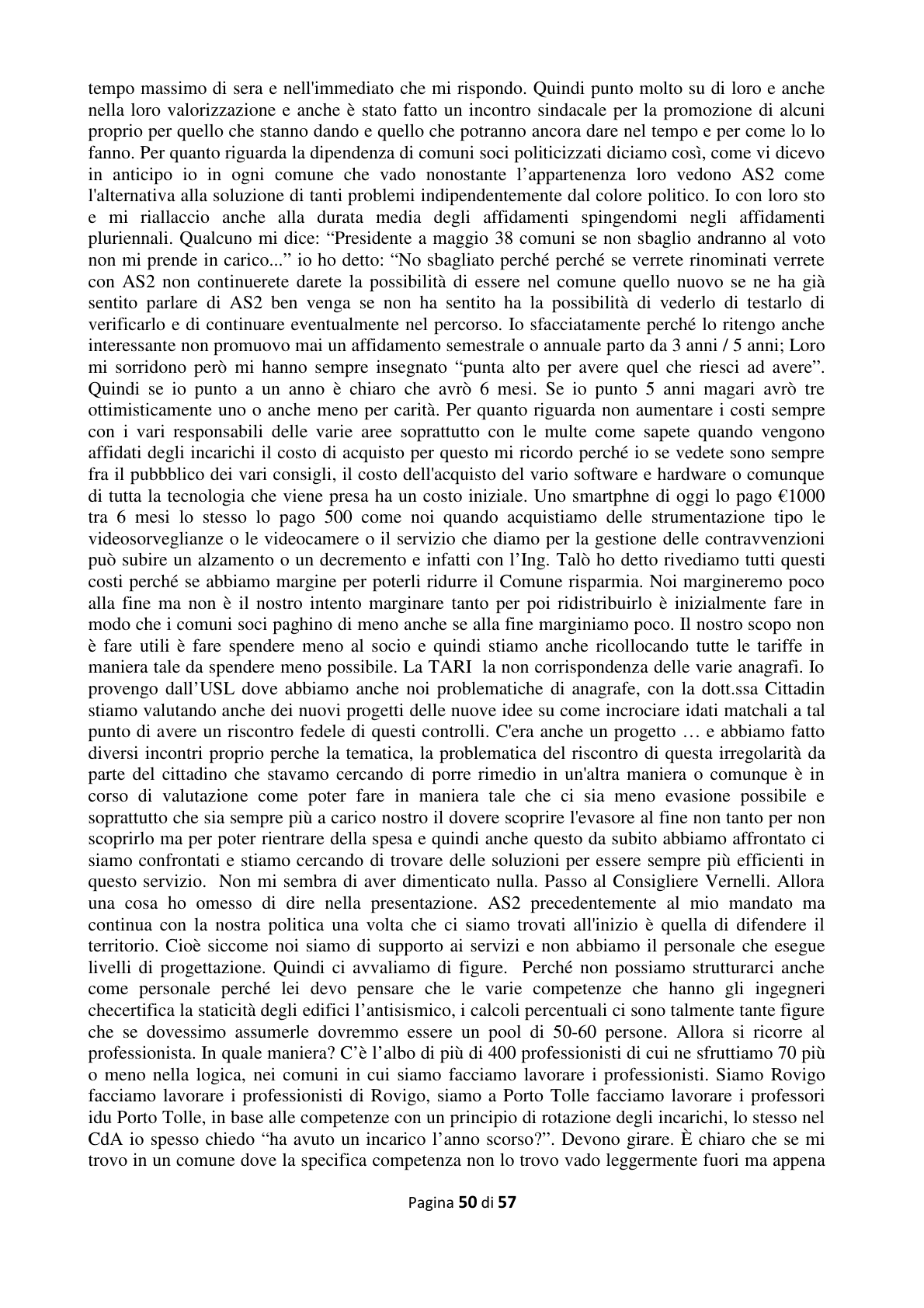 Pagina 51 del verbale